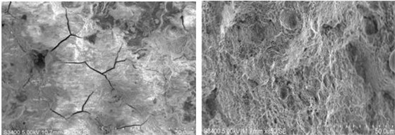 圖13-14 晶間裂紋形貌 圖13-15 斷口韌窩形貌