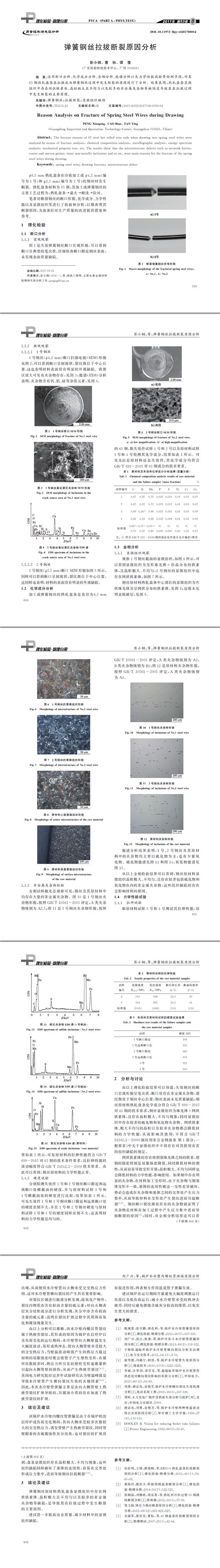 彈簧鋼絲拉拔斷裂原因分析